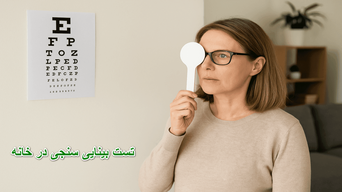 تست بینایی سنجی در خانه