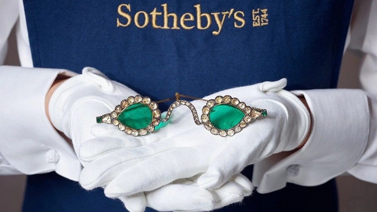 گران ترین عینک‌ های جهان عینک Shiels Emerald Sunglasses