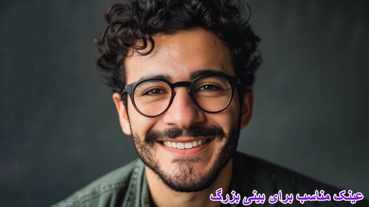 عینک مناسب برای بینی بزرگ